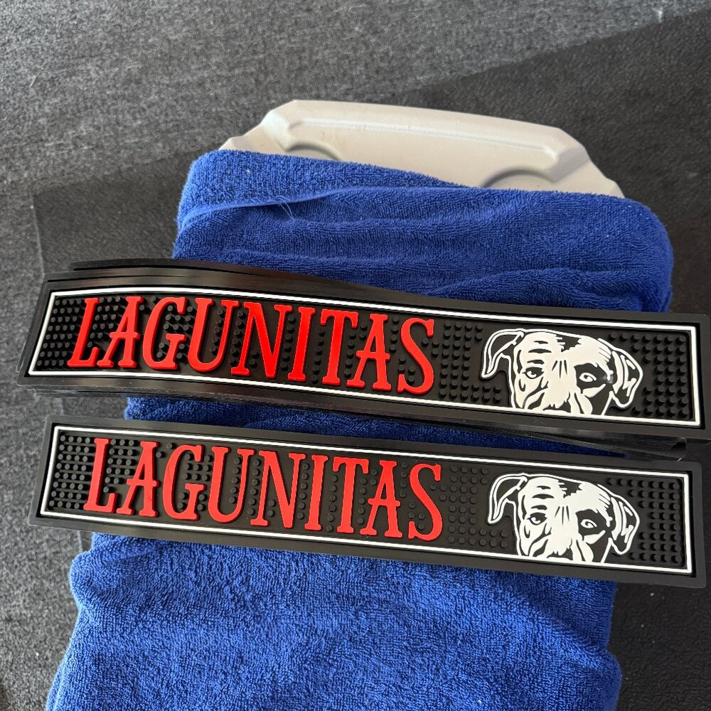 Lagunitas beer bar mat